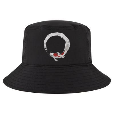 Vintage Asian Japanese Koi Carp Nishikigoi Koi Fish Cool Comfort Performance Bucket Hat