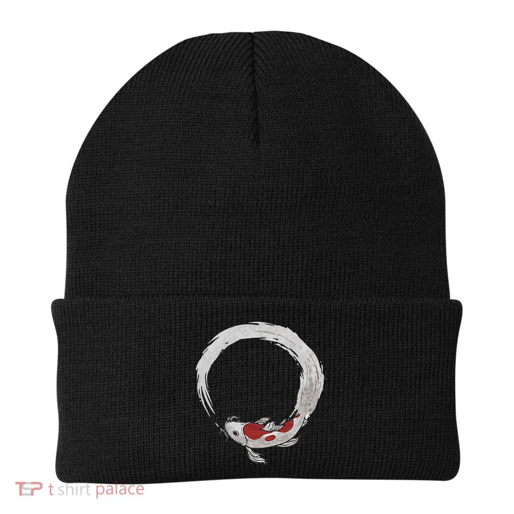 Vintage Asian Japanese Koi Carp Nishikigoi Koi Fish Beanie