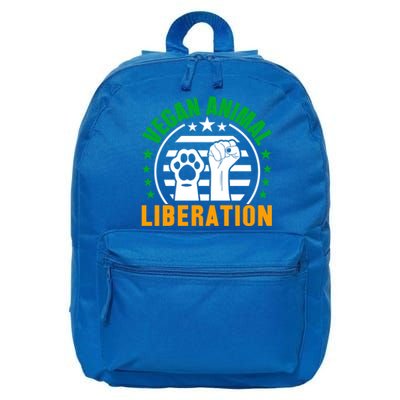 Vegan Animal Liberation Gift 16 in Basic Backpack