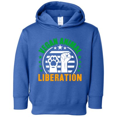 Vegan Animal Liberation Gift Toddler Hoodie