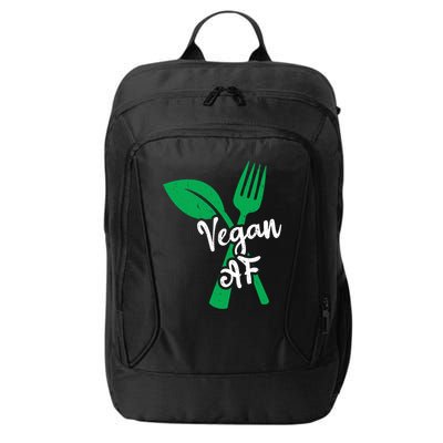 Vegan Af Leaf And Fork Go Vegan Gift City Backpack