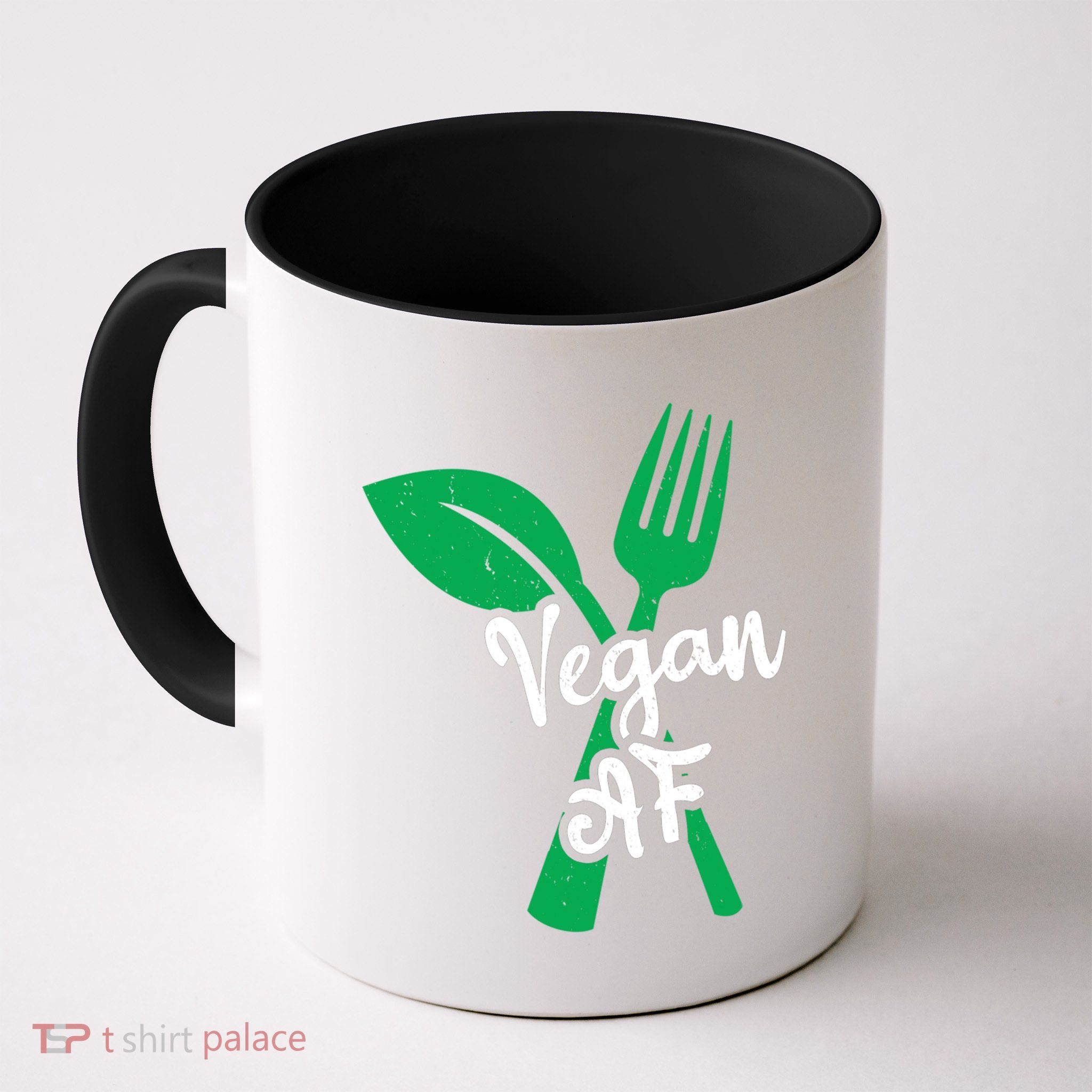 Vegan Af Leaf And Fork Go Vegan Gift Mug