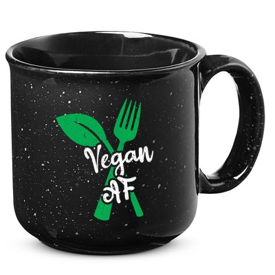 Vegan Af Leaf And Fork Go Vegan Gift 15oz Campfire Ceramic Mug