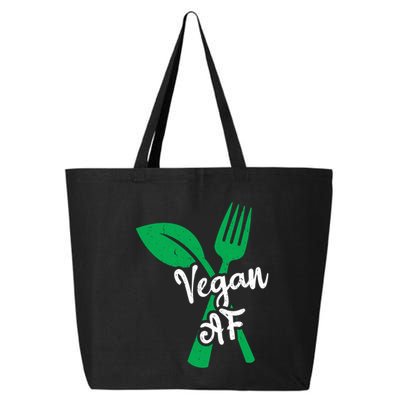 Vegan Af Leaf And Fork Go Vegan Gift 25L Jumbo Tote