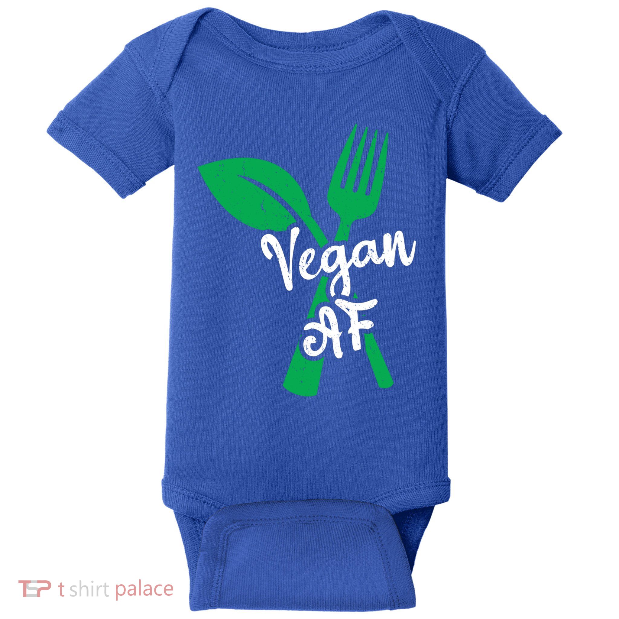 Vegan Af Leaf And Fork Go Vegan Gift Baby Bodysuit