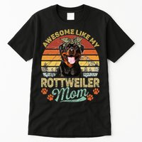 Vintage Awesome Like My Rottweiler Mom Dog Mom Tall T-Shirt