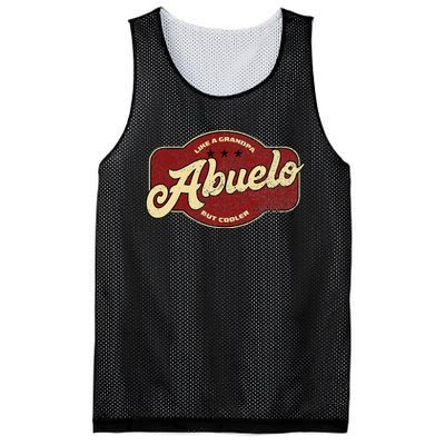 Vintage Abuelo Like Grandpa But Cooler Abuelo Cuban Mesh Reversible Basketball Jersey Tank