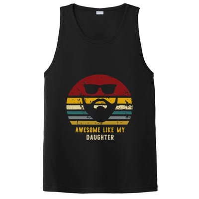Vintage Awesome Like My Daughter Rad Dad PosiCharge Competitor Tank