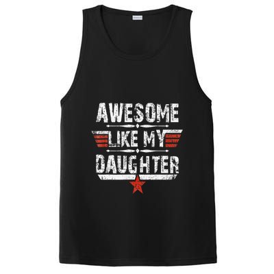 Vintage Awesome Like My Daughter Dad FatherS Day PosiCharge Competitor Tank