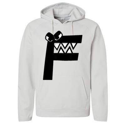 Villain Alphabet Lore F Costume Matching Evil Letter Performance Fleece Hoodie