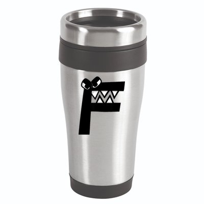 Villain Alphabet Lore F Costume Matching Evil Letter 16oz Travel Tumbler