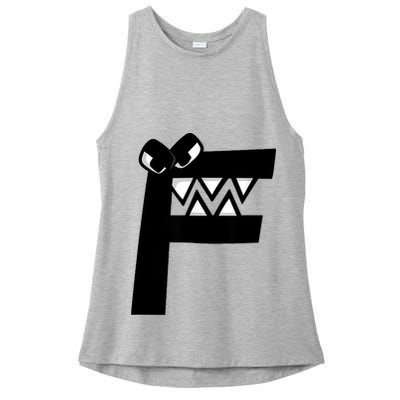 Villain Alphabet Lore F Costume Matching Evil Letter Ladies PosiCharge Tri-Blend Wicking Tank