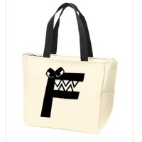 Villain Alphabet Lore F Costume Matching Evil Letter Zip Tote Bag