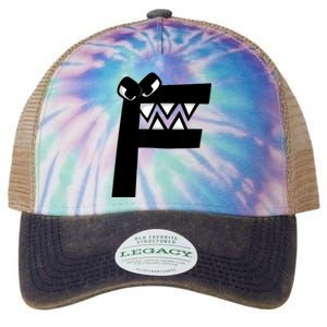 Villain Alphabet Lore F Costume Matching Evil Letter Legacy Tie Dye Trucker Hat