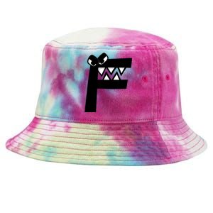 Villain Alphabet Lore F Costume Matching Evil Letter Tie-Dyed Bucket Hat