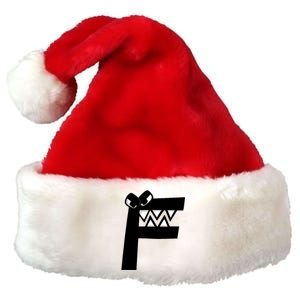 Villain Alphabet Lore F Costume Matching Evil Letter Premium Christmas Santa Hat