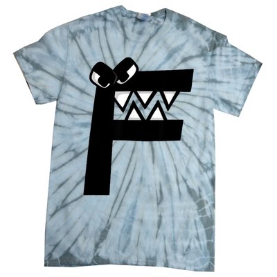 Villain Alphabet Lore F Costume Matching Evil Letter Tie-Dye T-Shirt