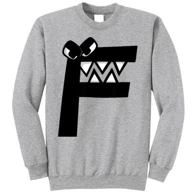 Villain Alphabet Lore F Costume Matching Evil Letter Sweatshirt