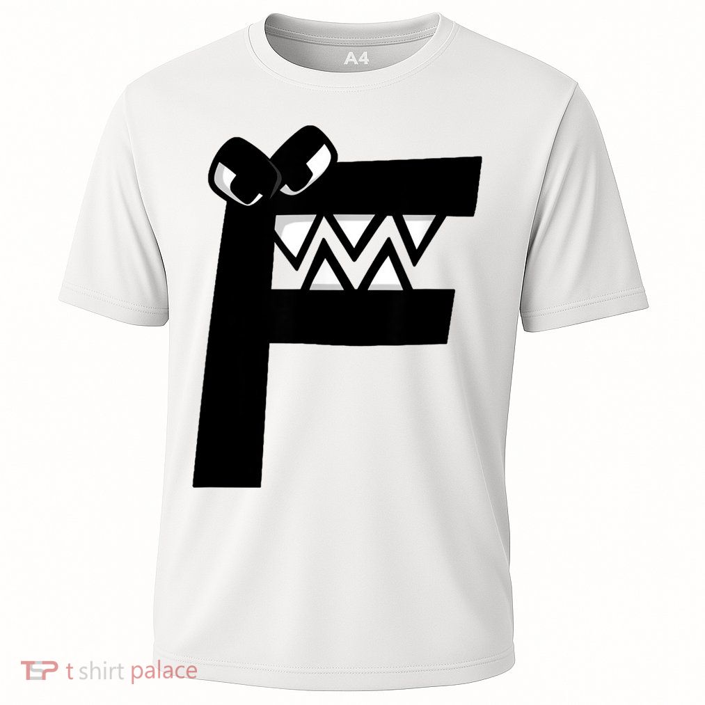 Villain Alphabet Lore F Costume Matching Evil Letter Performance Shirt