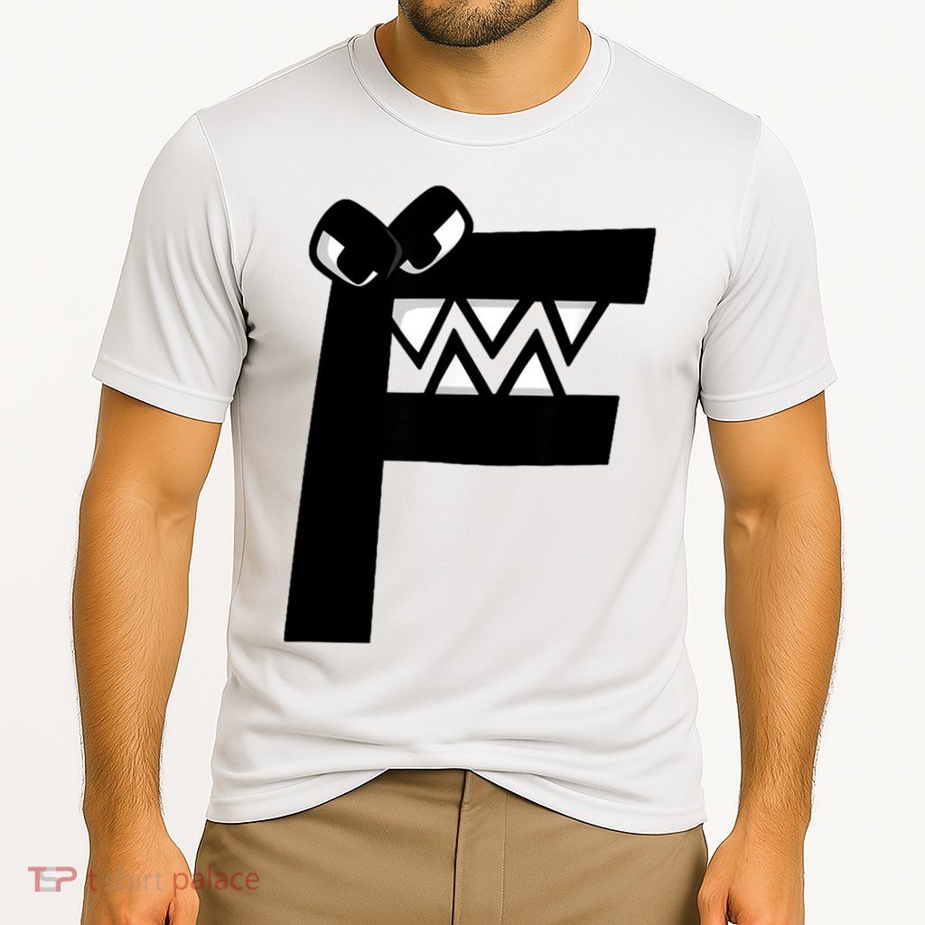 Villain Alphabet Lore F Costume Matching Evil Letter Performance Shirt