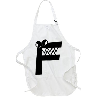 Villain Alphabet Lore F Costume Matching Evil Letter Apron