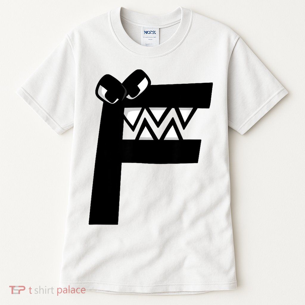 Villain Alphabet Lore F Costume Matching Evil Letter Tall T-Shirt