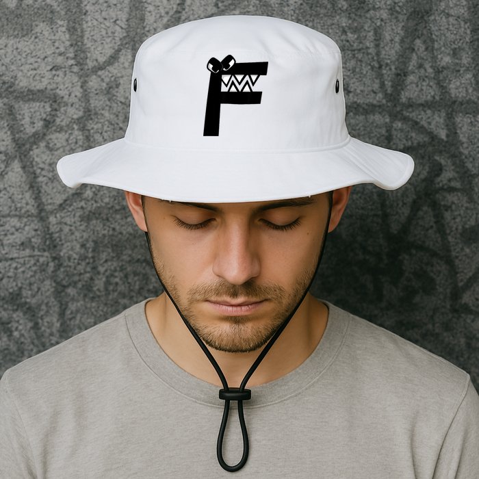 Villain Alphabet Lore F Costume Matching Evil Letter Bucket Hat