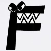 Villain Alphabet Lore F Costume Matching Evil Letter Bucket Hat