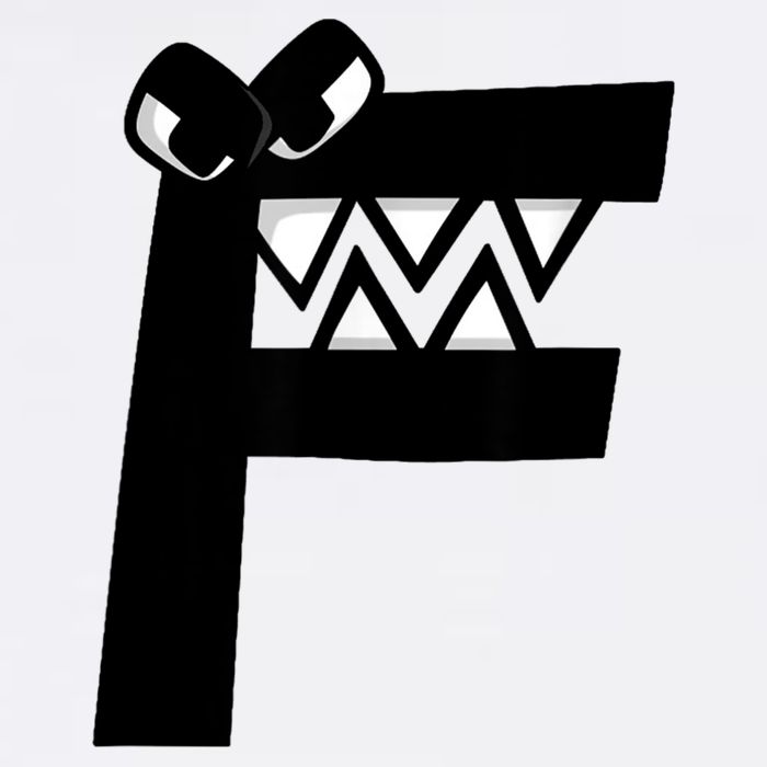 Villain Alphabet Lore F Costume Matching Evil Letter Bucket Hat