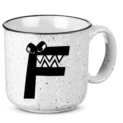Villain Alphabet Lore F Costume Matching Evil Letter 15oz Campfire Ceramic Mug