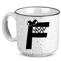 Villain Alphabet Lore F Costume Matching Evil Letter 15oz Campfire Ceramic Mug
