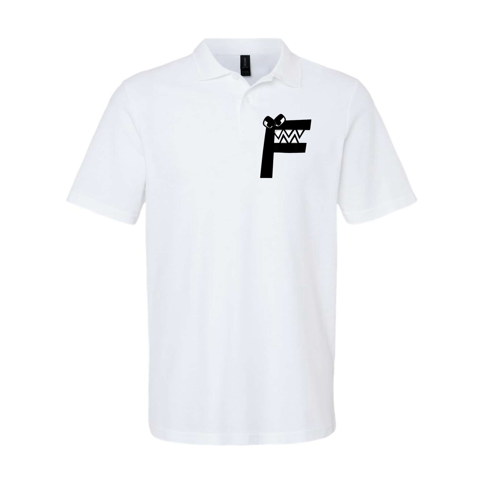 Villain Alphabet Lore F Costume Matching Evil Letter Polo
