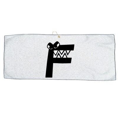Villain Alphabet Lore F Costume Matching Evil Letter Large Microfiber Waffle Golf Towel