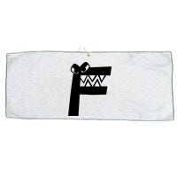 Villain Alphabet Lore F Costume Matching Evil Letter Large Microfiber Waffle Golf Towel