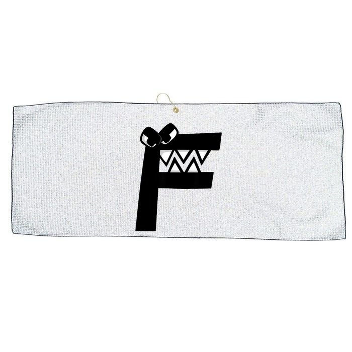 Villain Alphabet Lore F Costume Matching Evil Letter Large Microfiber Waffle Golf Towel