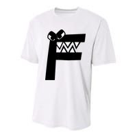 Villain Alphabet Lore F Costume Matching Evil Letter Youth Performance Sprint T-Shirt
