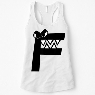 Villain Alphabet Lore F Costume Matching Evil Letter Womens Tank Top