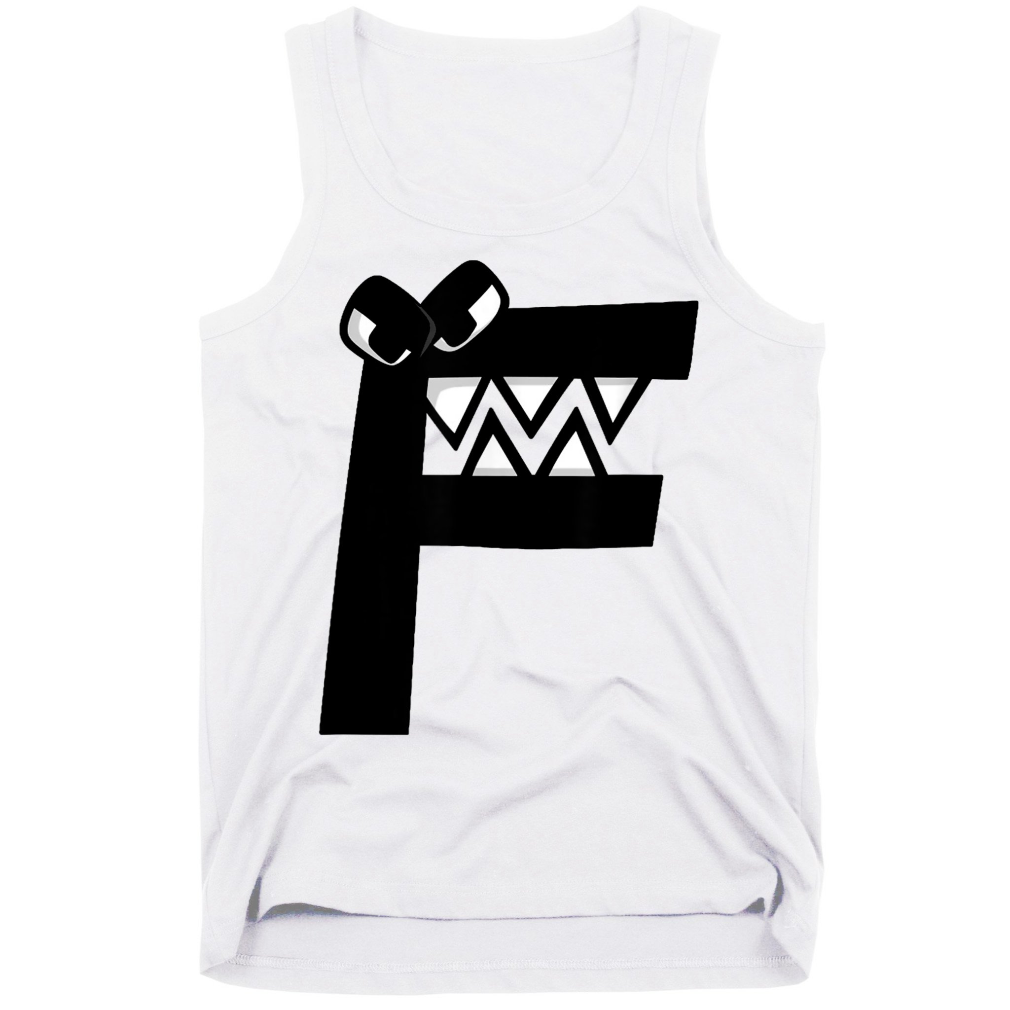 Villain Alphabet Lore F Costume Matching Evil Letter Tank Top