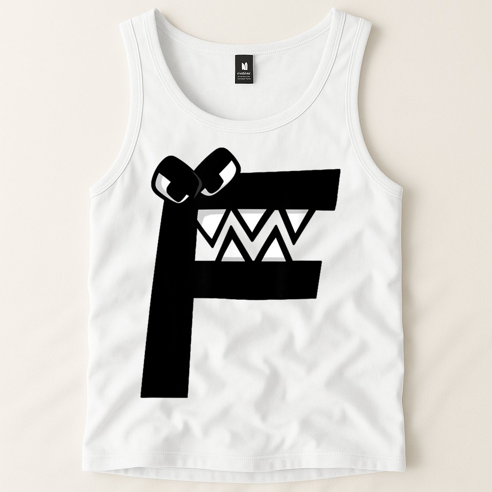Villain Alphabet Lore F Costume Matching Evil Letter Tank Top