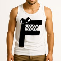 Villain Alphabet Lore F Costume Matching Evil Letter Tank Top