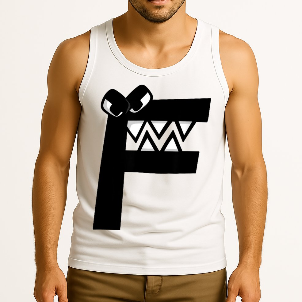 Villain Alphabet Lore F Costume Matching Evil Letter Tank Top