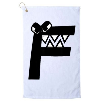 Villain Alphabet Lore F Costume Matching Evil Letter Golf Towel