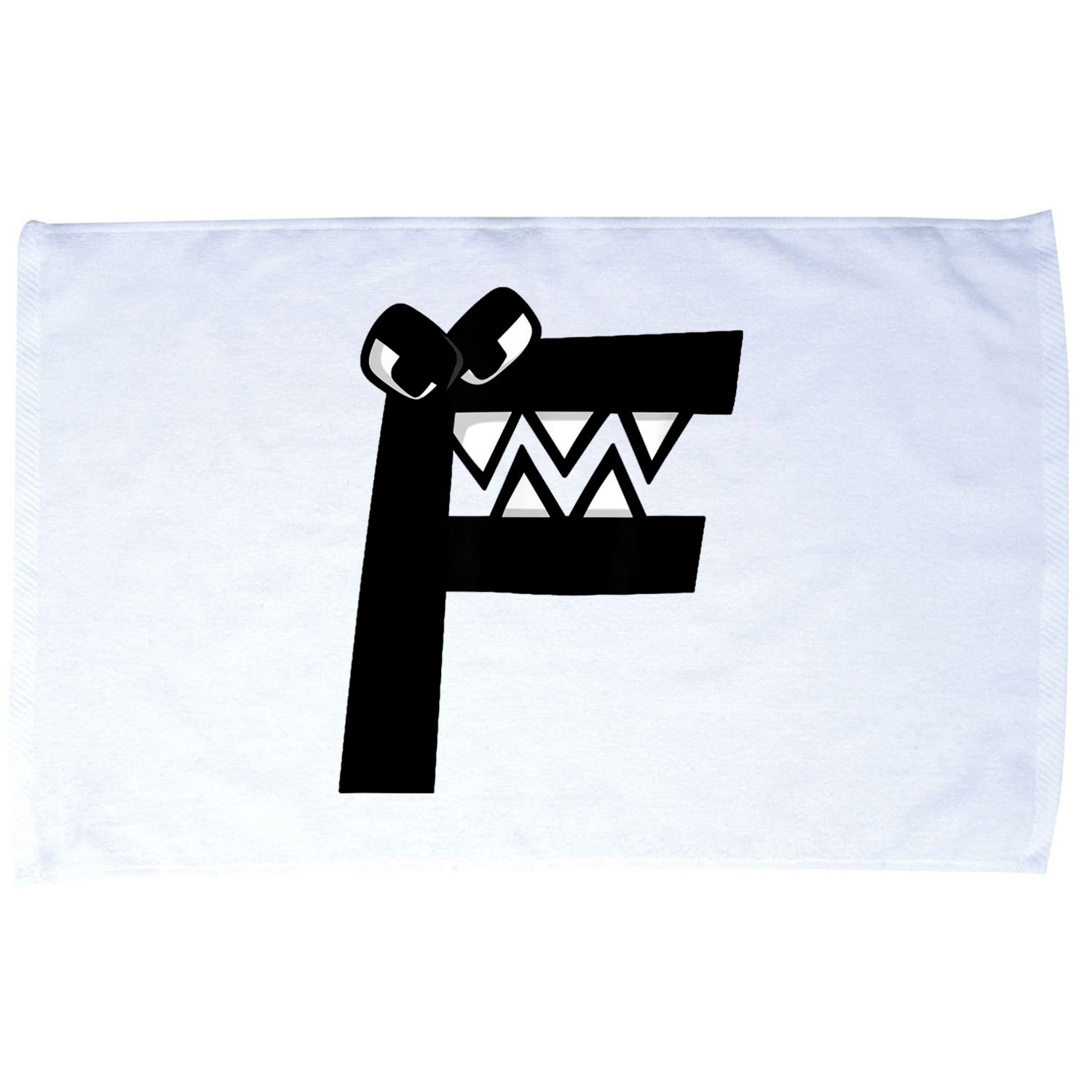 Villain Alphabet Lore F Costume Matching Evil Letter Microfiber Hand Towel