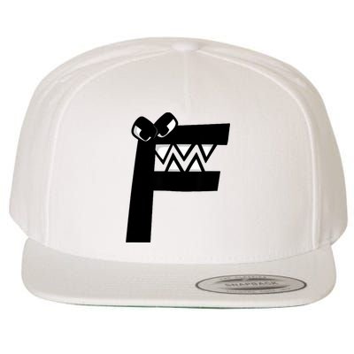 Villain Alphabet Lore F Costume Matching Evil Letter Wool Snapback Cap