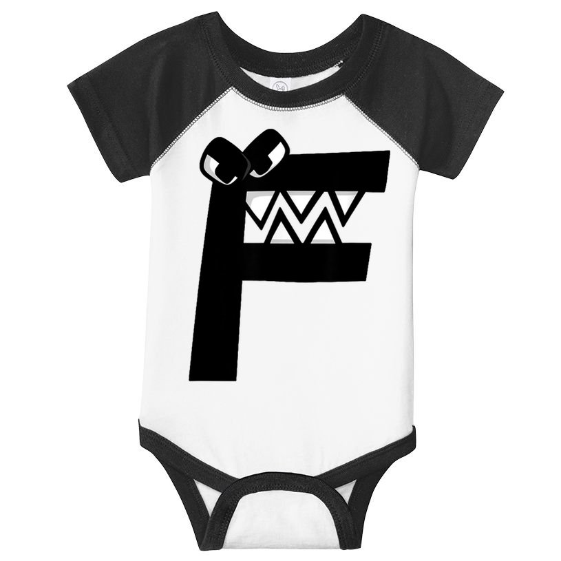 Villain Alphabet Lore F Costume Matching Evil Letter Infant Baby Jersey Bodysuit