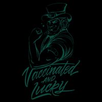 Vaccinated And Lucky St Patricks Day 16 in Basic Backpack