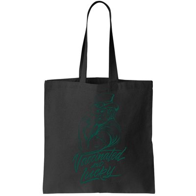 Vaccinated And Lucky St Patricks Day Bag