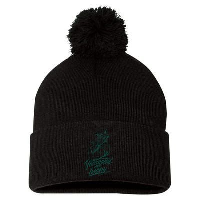 Vaccinated And Lucky St Patricks Day Pom Pom 12in Knit Beanie
