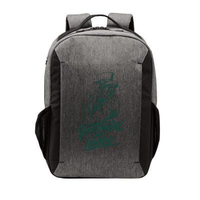 Vaccinated And Lucky St Patricks Day Vector Backpack