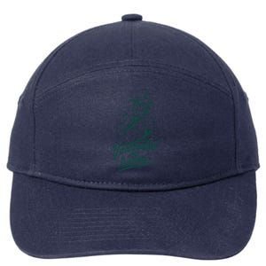 Vaccinated And Lucky St Patricks Day 7-Panel Snapback Hat